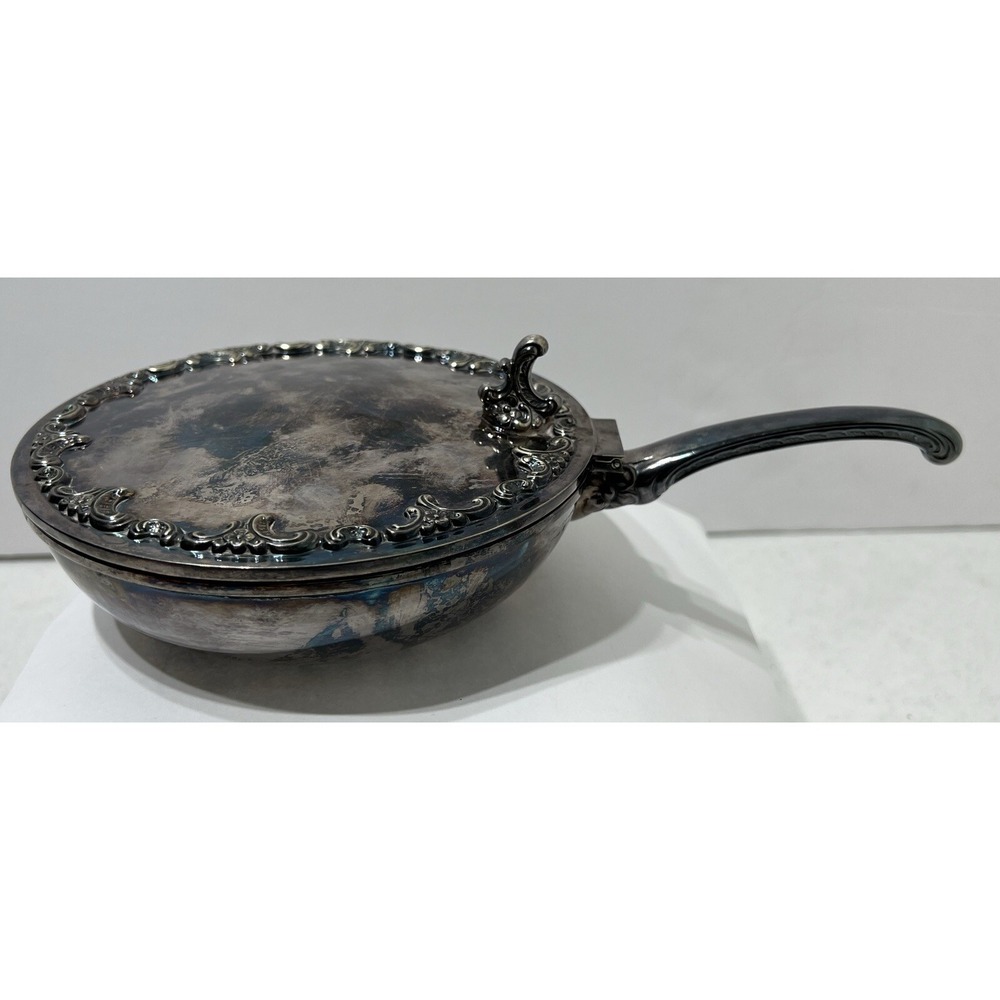Alpacca Mexico‎ Silver Plate Silent Butler Ornate Original Alt Heidelberg